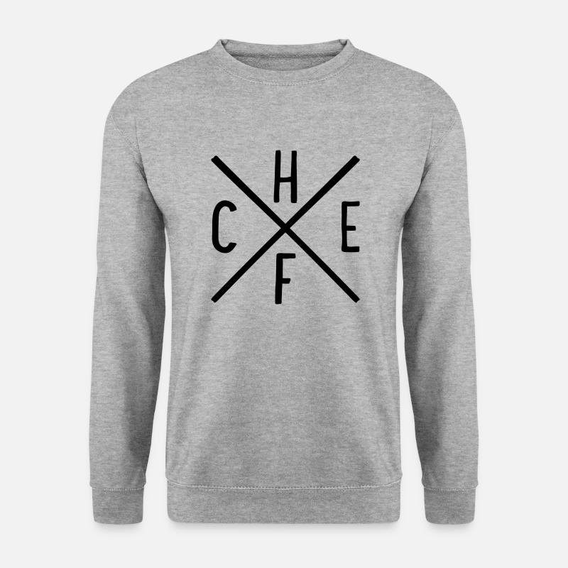 Chef - Unisex Pullover - Weißgrau meliert