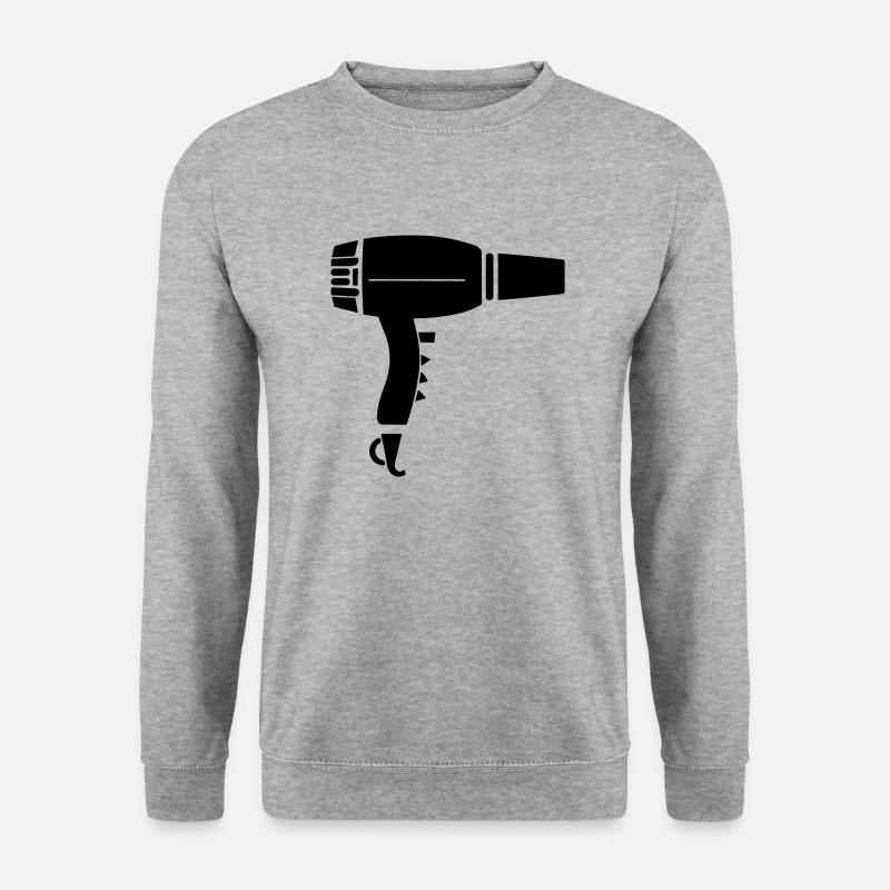 Föhn - Unisex Pullover - Weißgrau meliert