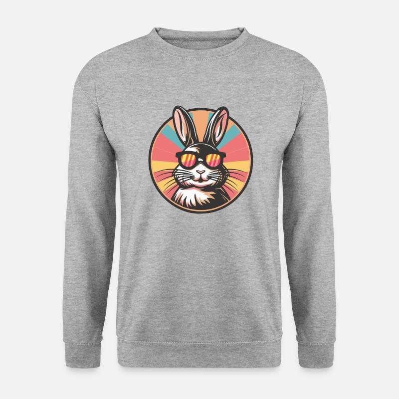 Bunny Comic Cool - Unisex Sweatshirt - salt & pepper