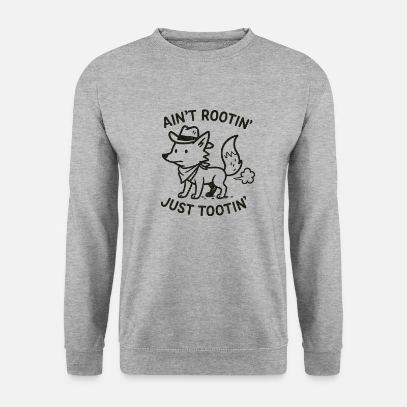 Rootin' Tootin Fox - Unisex Sweatshirt - salt & pepper