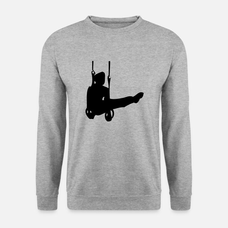 Ringe Turner - Unisex Pullover - Weißgrau meliert