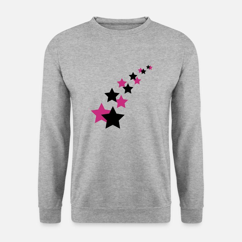 Star, stars - Unisex Sweatshirt - salt & pepper