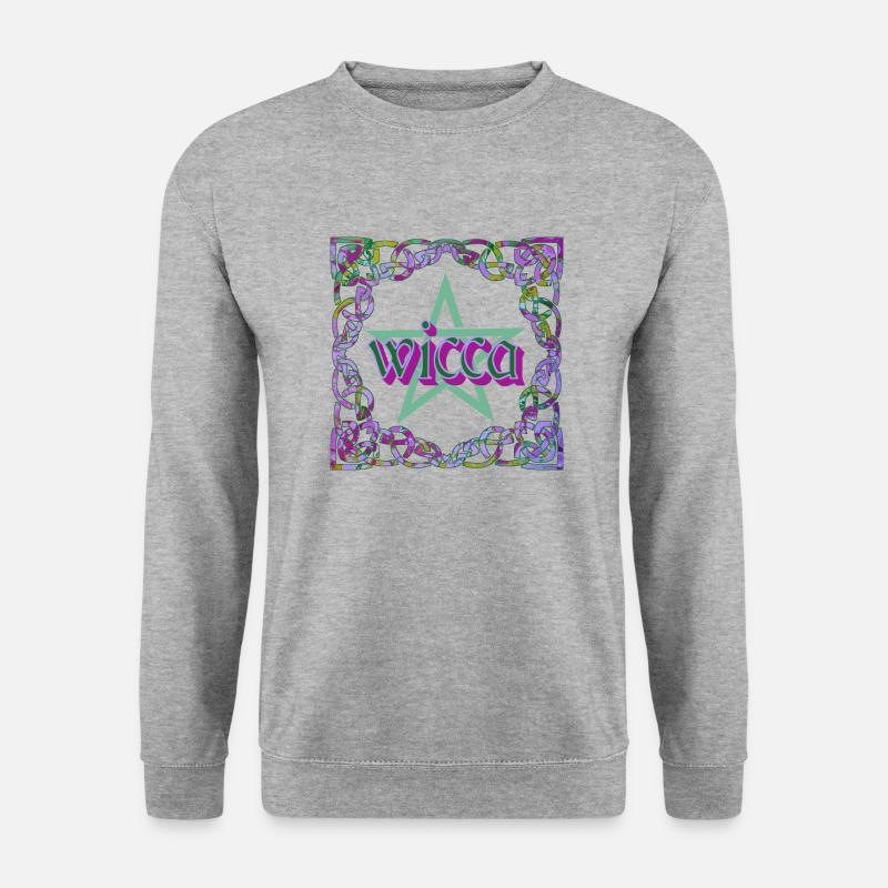 Celtic Frame Wicca E 230 - Unisex Sweatshirt - salt & pepper
