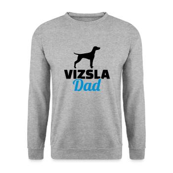 Vizsla - Sweat-shirt Unisexe - gris chiné - Devant - Alina (178cm) & Michal (187cm)