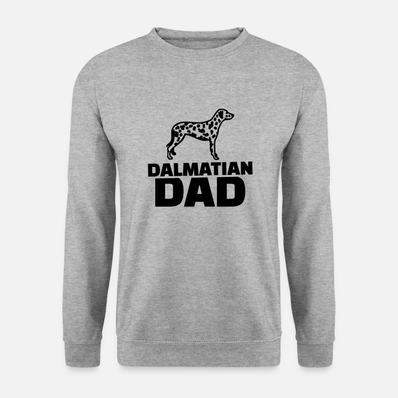 Dalmatiner - Unisex Pullover - Weißgrau meliert