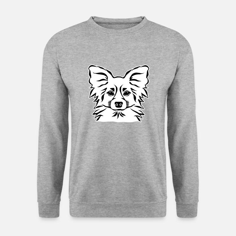 Papillon - Sweat-shirt Unisexe - gris chiné