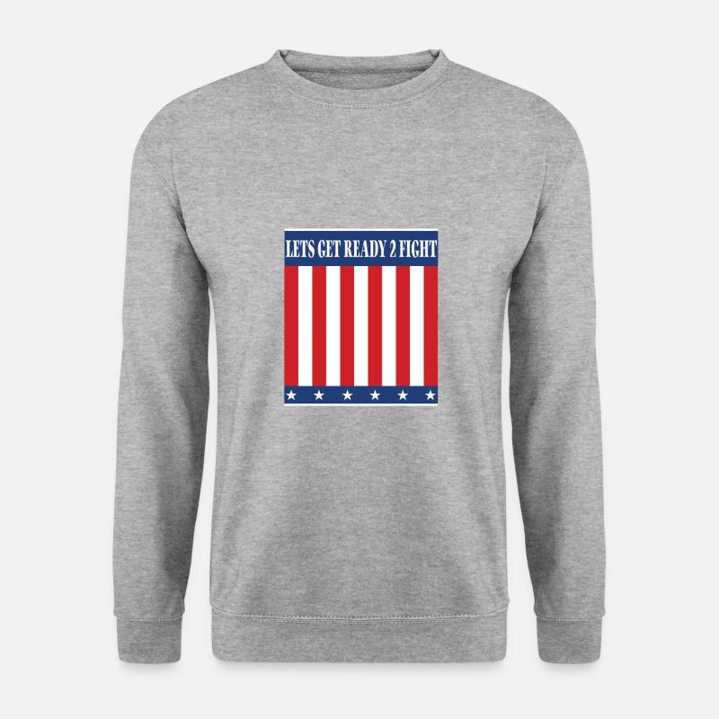 Préparons-nous 2 combat - Sweat-shirt Unisexe - gris chiné