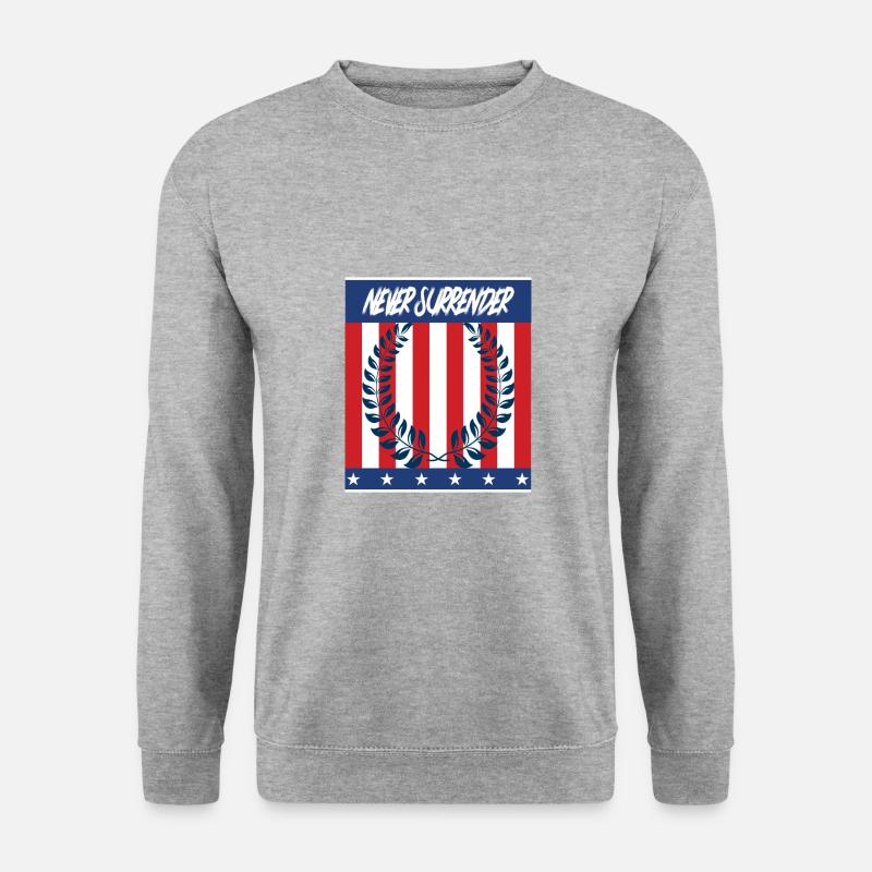 Never Surrender - Unisex Sweatshirt - salt & pepper
