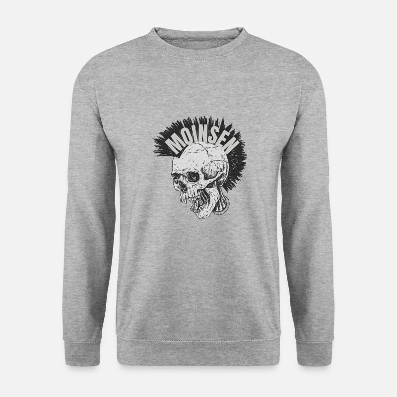 Oldenburg Oldenburger Norden Norddeutschland Moin - Unisex Pullover - Weißgrau meliert