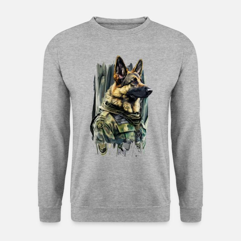 German Shepherd - Unisex Sweatshirt - salt & pepper