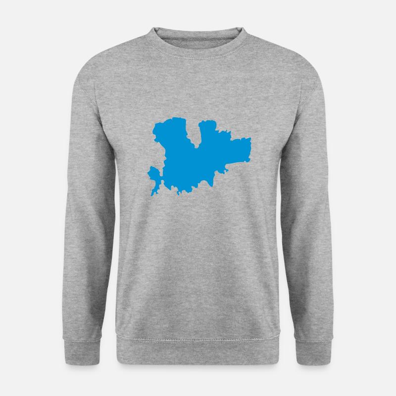 Mykonos - Unisex Pullover - Weißgrau meliert