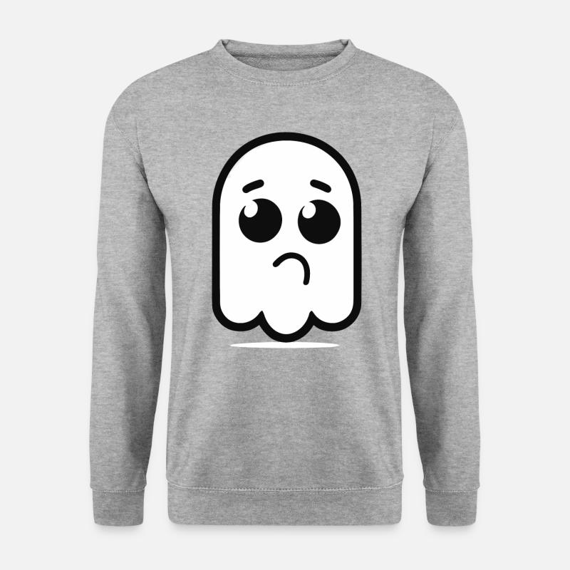 Symbol Minimalismus - Unisex Pullover - Weißgrau meliert