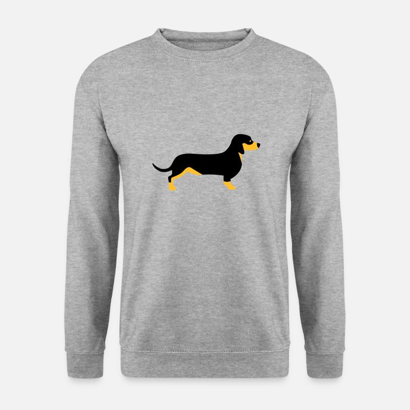 dachshund - Unisex Sweatshirt - salt & pepper