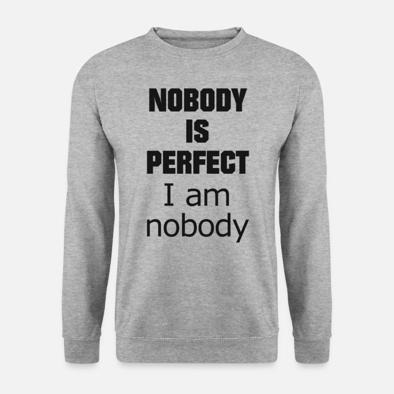 Lustige Sprüche Meme - Unisex Pullover - Weißgrau meliert