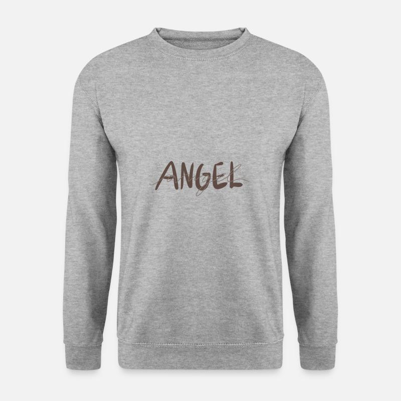 Angel - Unisex Pullover - Weißgrau meliert