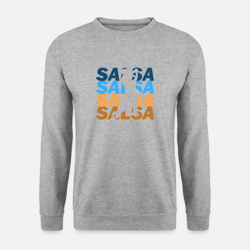 Salsa - Unisex Pullover - Weißgrau meliert