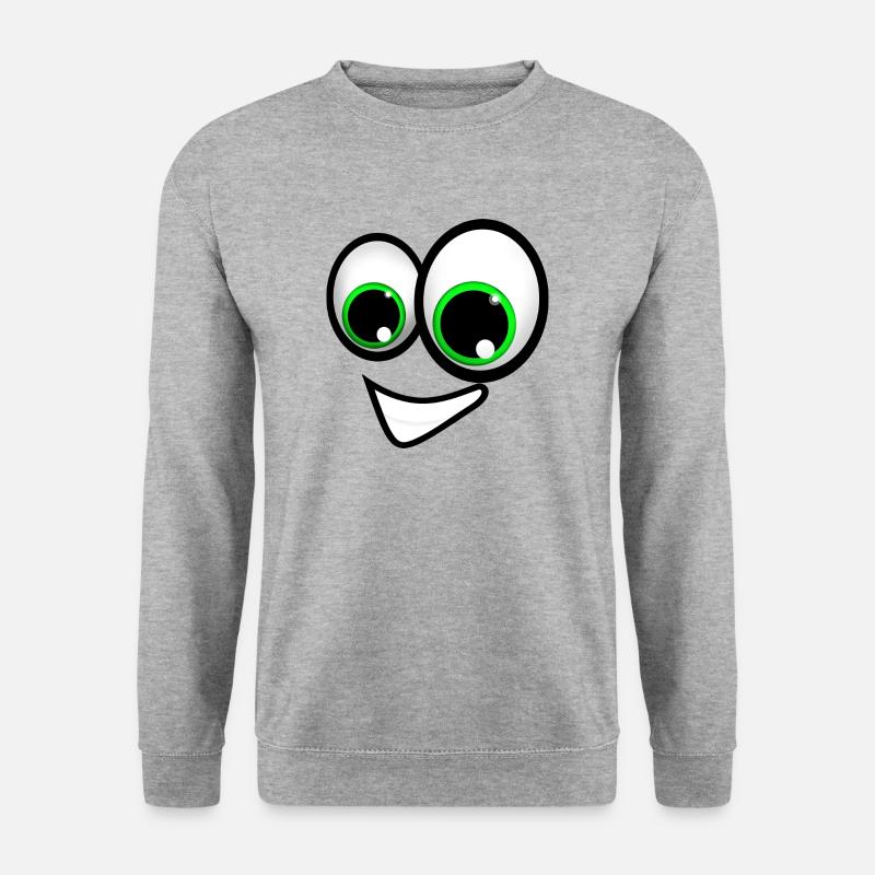 Face comic - Unisex Sweatshirt - salt & pepper