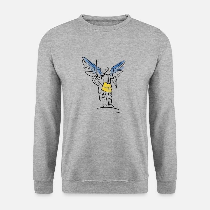 Fight for Peace - Unisex Pullover - Weißgrau meliert