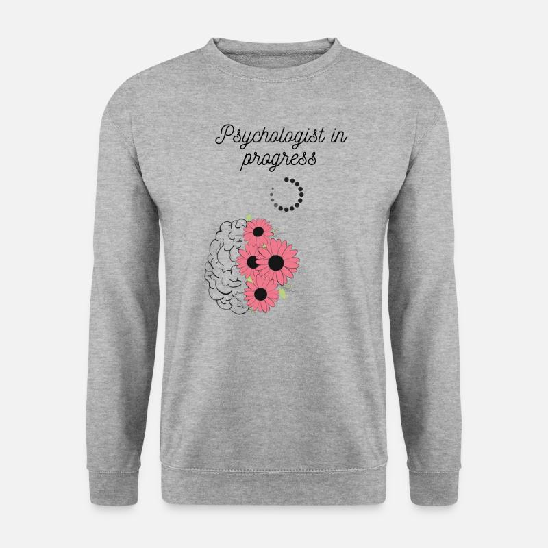 Psychologist in progress - Unisex Pullover - Weißgrau meliert