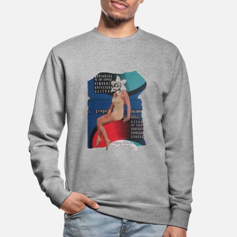 diffusion d’image heureuse Sweat-shirt Unisexe