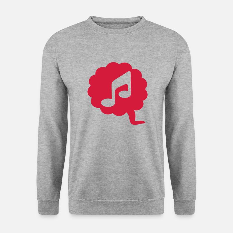 note - Unisex Pullover - Weißgrau meliert