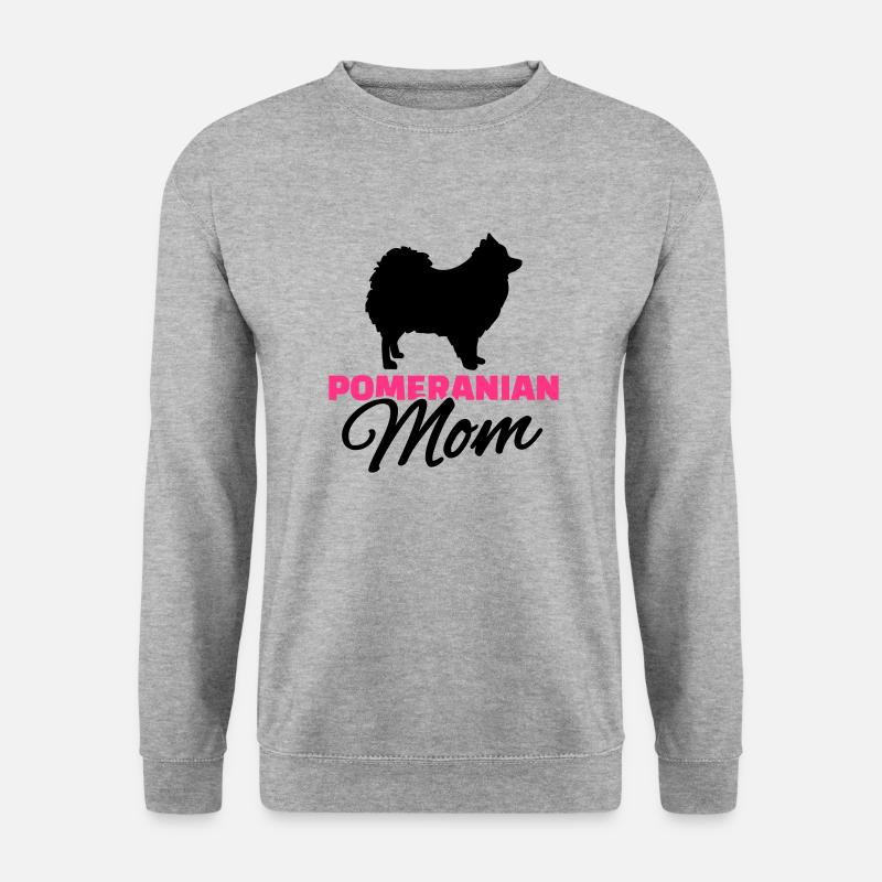 Spitz - Unisex Pullover - Weißgrau meliert