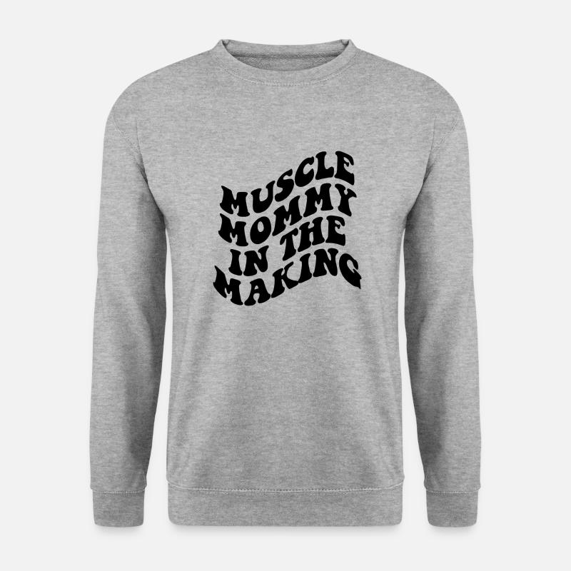 spreadshirtdesign 12 - Unisex Pullover - Weißgrau meliert