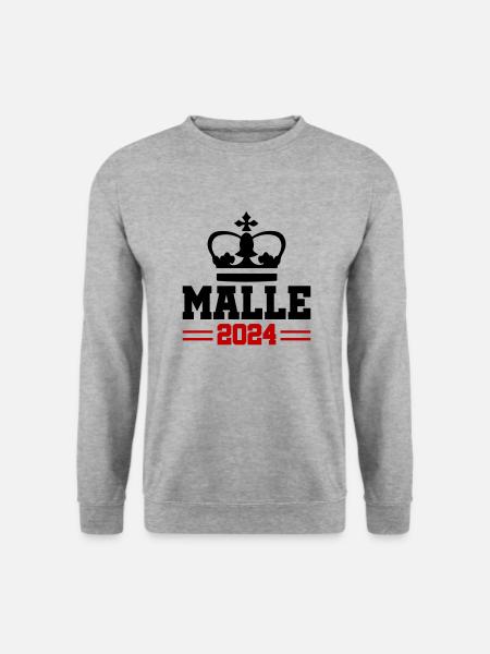 Malle 2024 Krone - Unisex Sweatshirt - salt & pepper