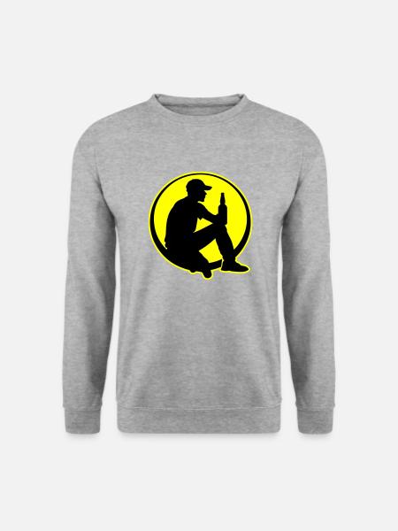 Bottle of Beer Drinking Party - Unisex Sweatshirt - salt & pepper