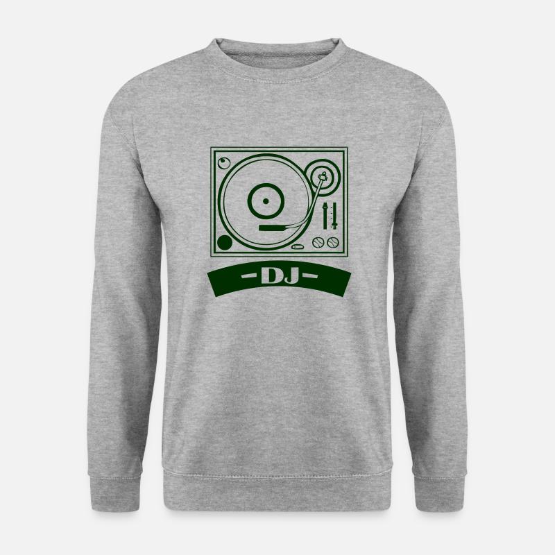 Turntable Dj - Unisex Sweatshirt - salt & pepper