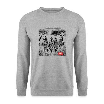 LGBT 4 - Unisex Sweatshirt - salt & pepper - Front - Alina (178cm) & Michal (187cm)