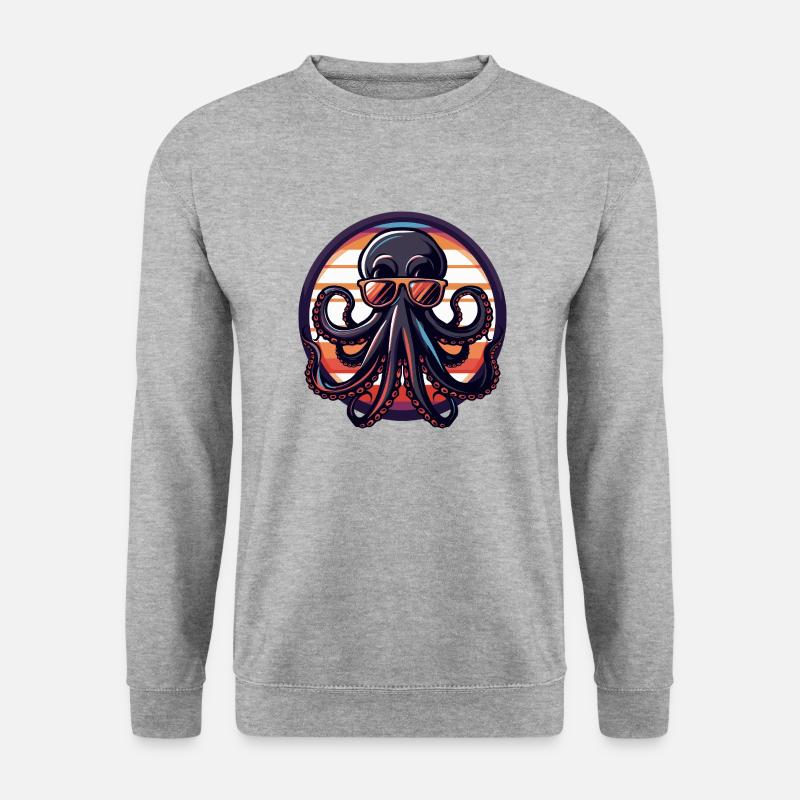 Octopus Cool Summer - Unisex Sweatshirt - salt & pepper
