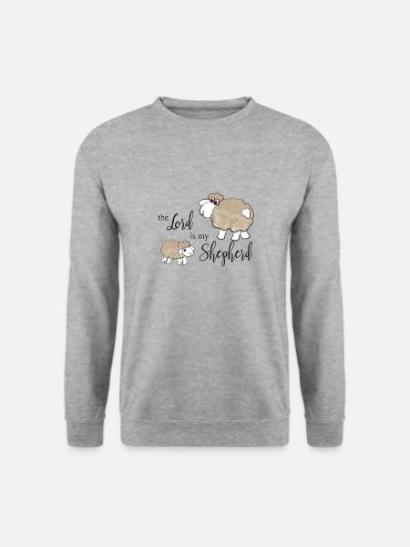 Christian Design The Lord is My Shepherd - Unisex Sweatshirt - salt & pepper
