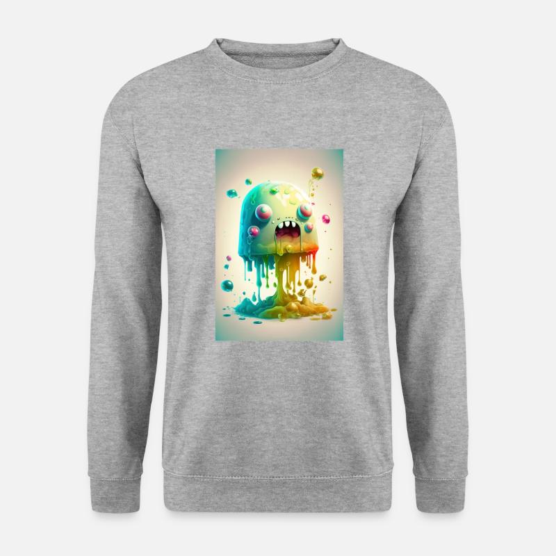 Zombie Die Eiskönigin - Unisex Pullover - Weißgrau meliert
