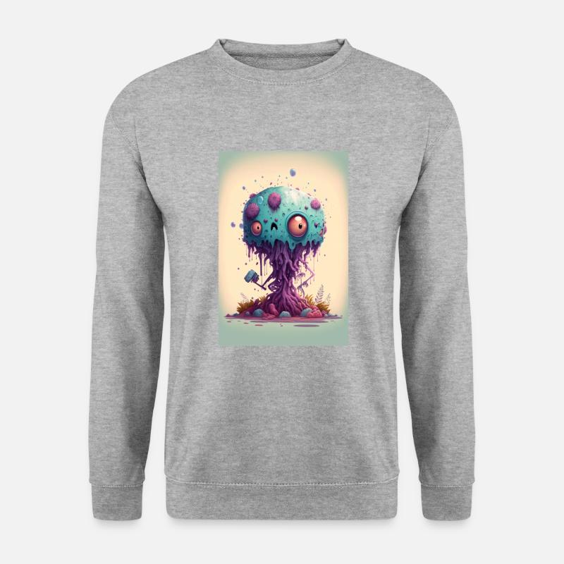 Zombie Frozen - Unisex Pullover - Weißgrau meliert