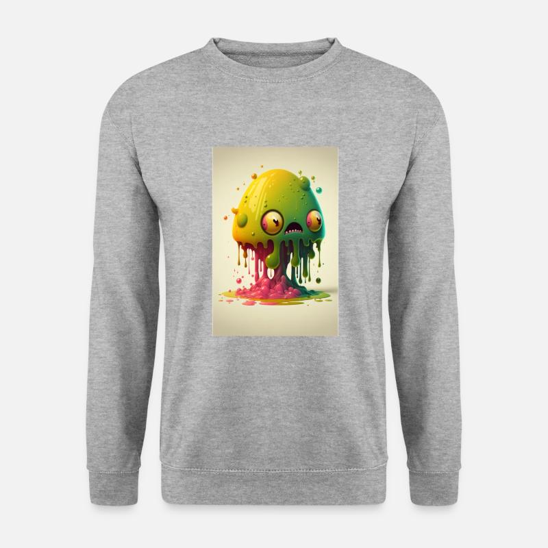 Zombie Frozen - Unisex Pullover - Weißgrau meliert