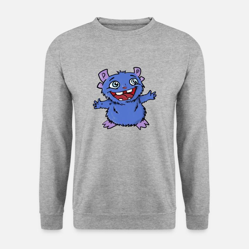 Pitschi "Wilbur & Pitschi" - Unisex Pullover - Weißgrau meliert