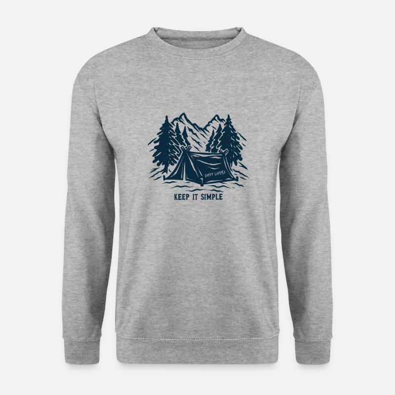 Camping Camper - Unisex Sweatshirt - salt & pepper