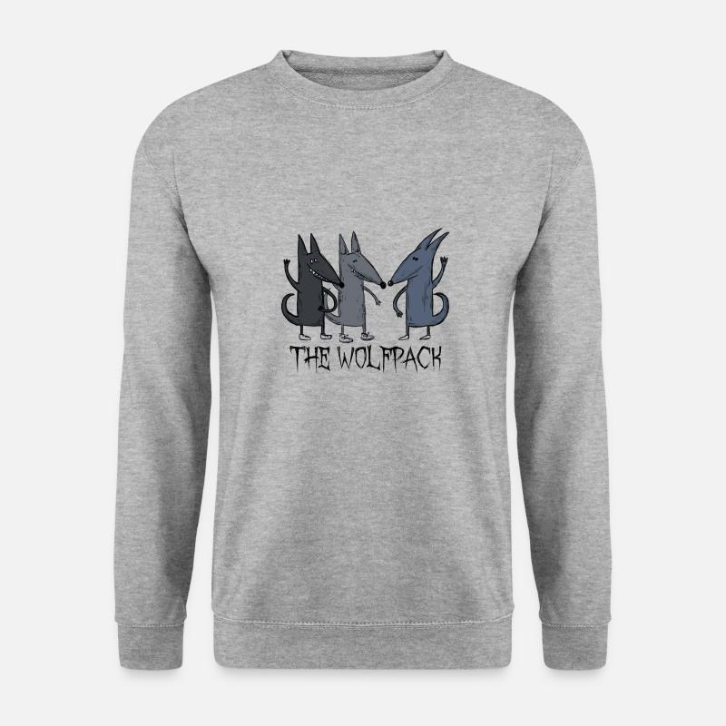 Wolfpack Wolf Pack Copains - Sweat-shirt Unisexe - gris chiné