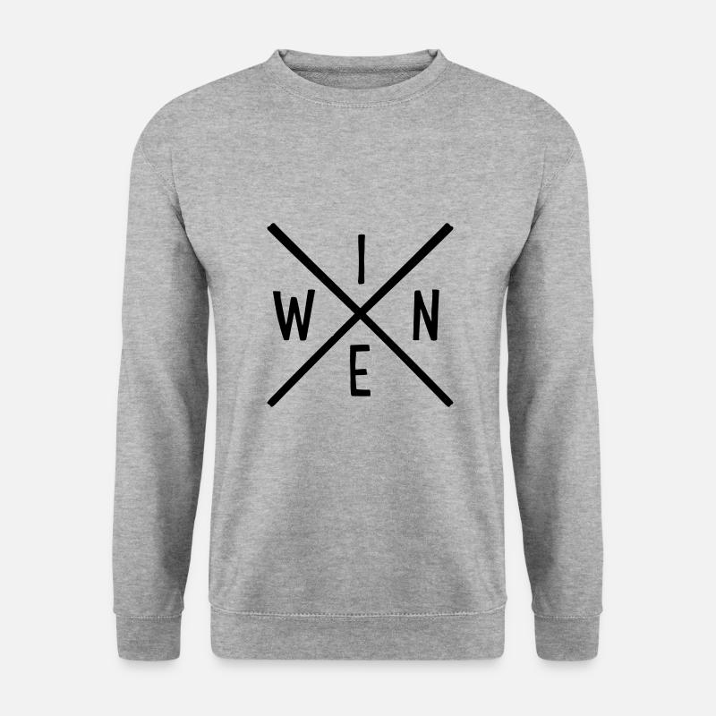wine - Unisex Sweatshirt - salt & pepper