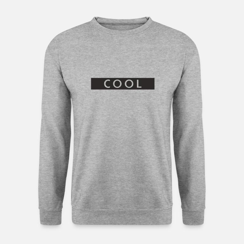COOL - Unisex Pullover - Weißgrau meliert