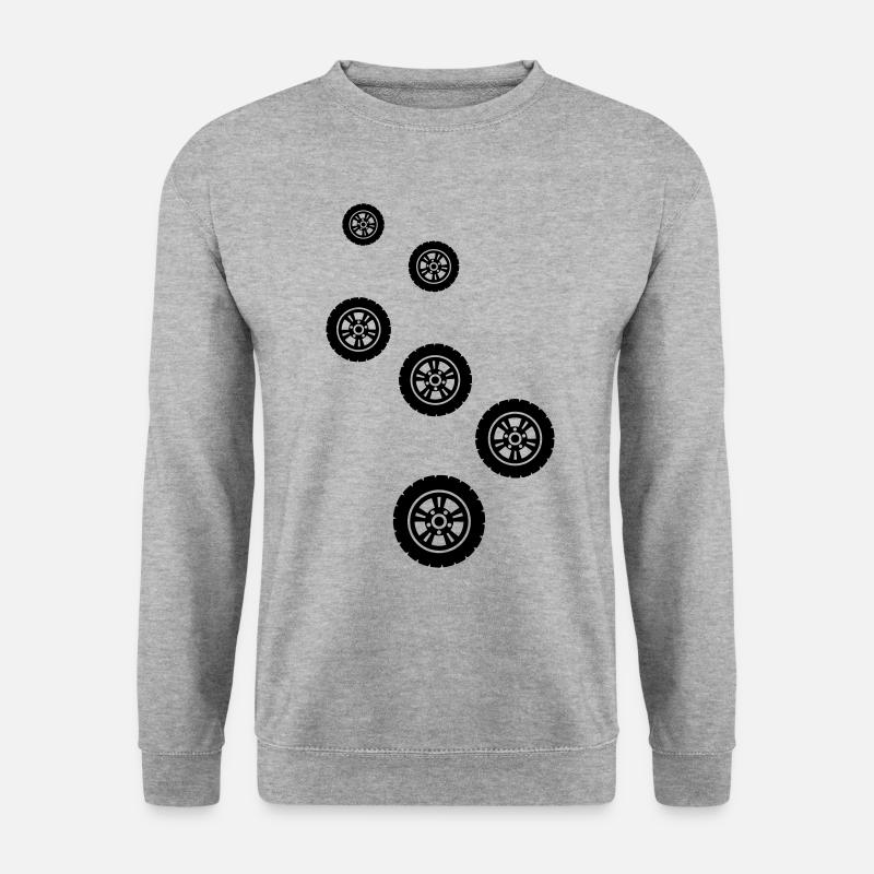 Tire tuning - Unisex Sweatshirt - salt & pepper