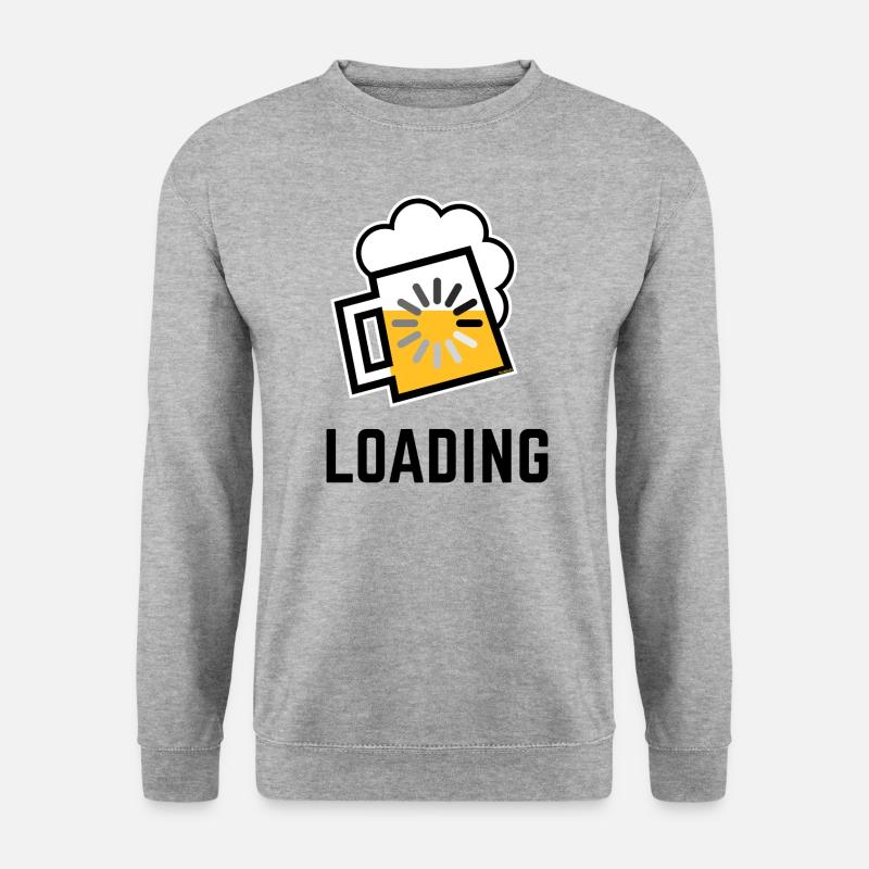 XLoading (P) - Sweat-shirt Unisexe - gris chiné