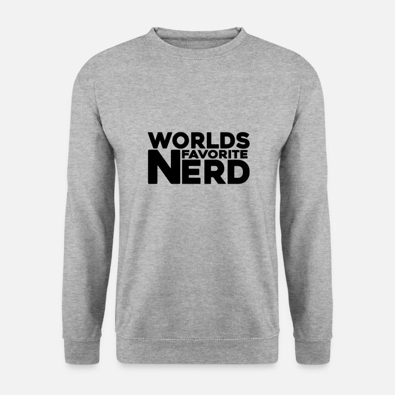 nerd coder iq server - Unisex Sweatshirt - salt & pepper