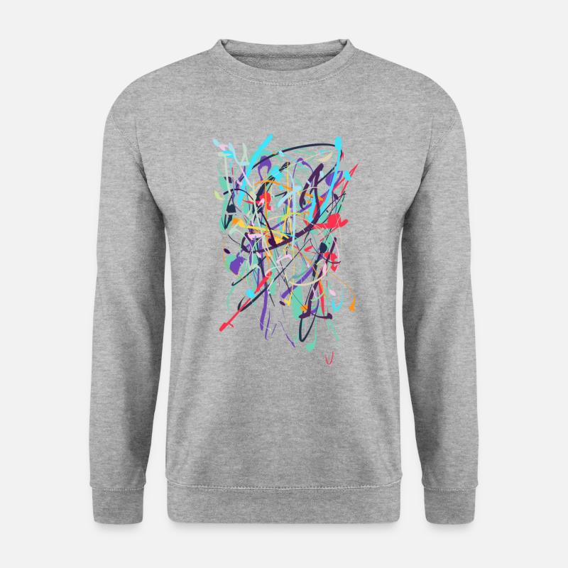 Abstract - Unisex Sweatshirt - salt & pepper