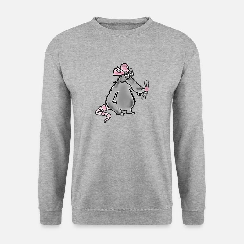 Karl Kanal - Unisex Pullover - Weißgrau meliert