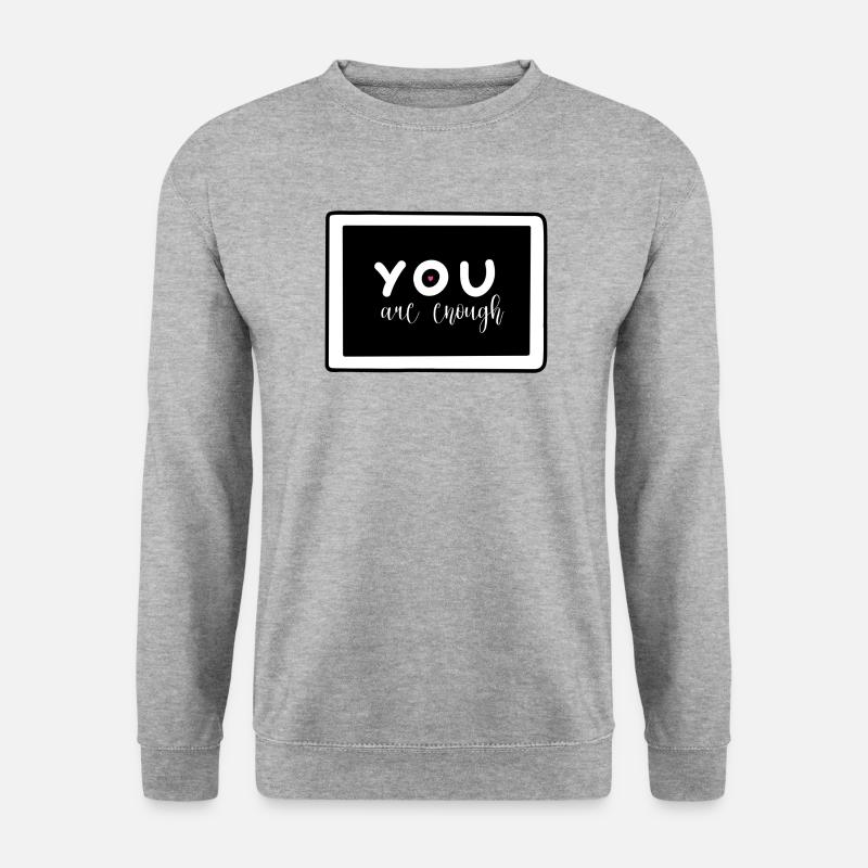 Bild - Unisex Pullover - Weißgrau meliert