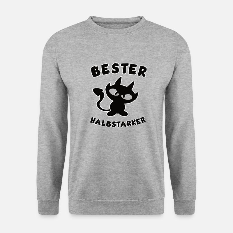 cool best half-strong design - Unisex Sweatshirt - salt & pepper