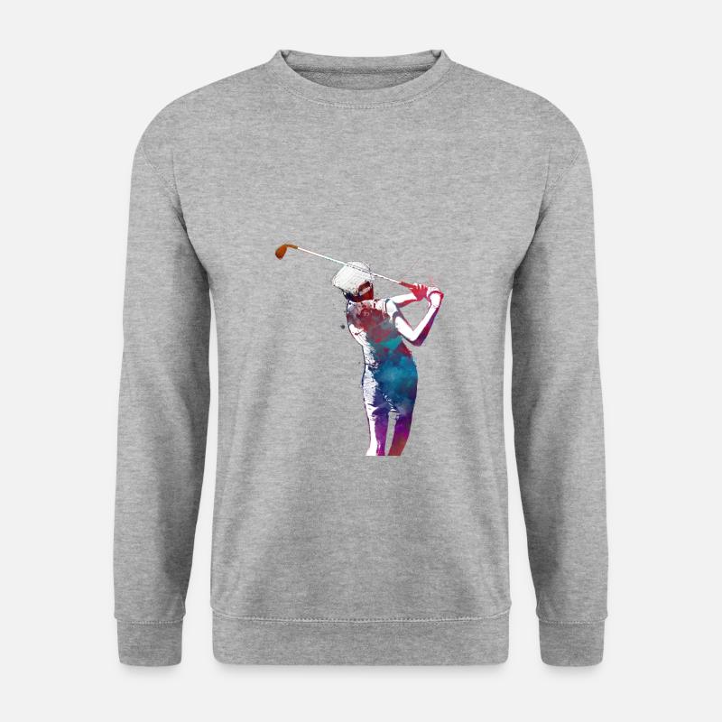 Sport golf player - Unisex Sweatshirt - salt & pepper