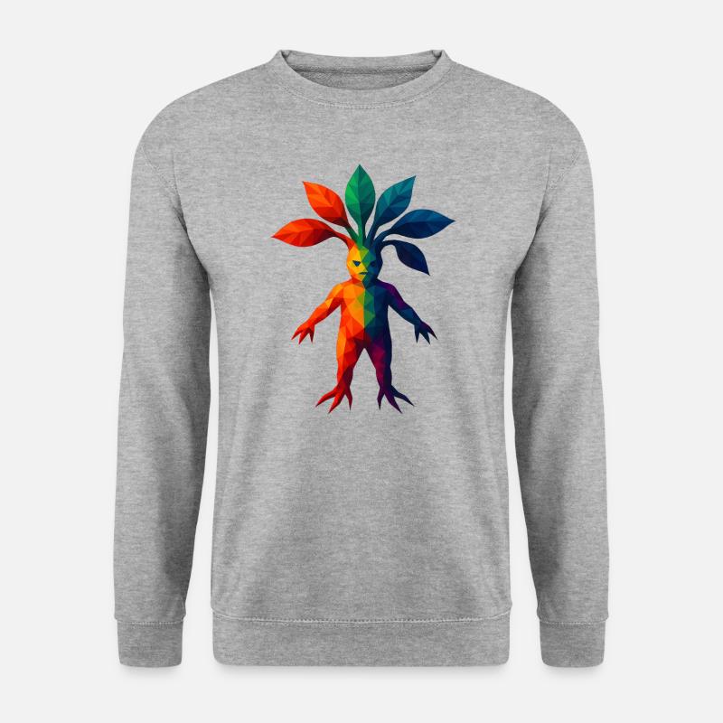 Style WPAP - Mandragore - Sweat-shirt Unisexe - gris chiné